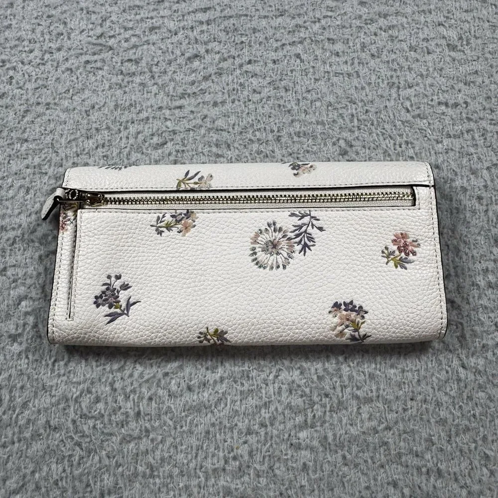 NWOT Coach Slim Envelope Wallet Wild Meadow Print